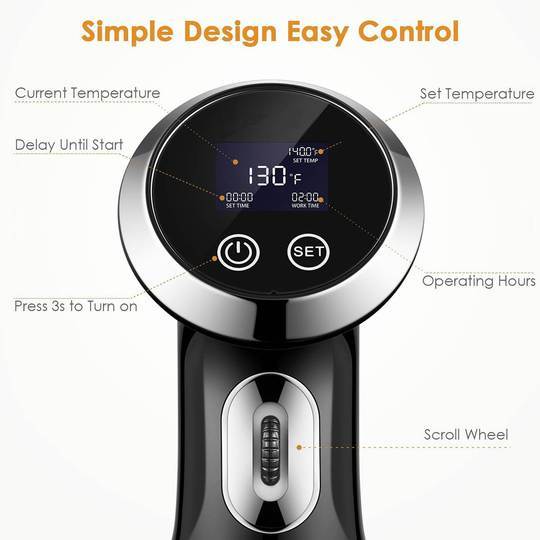 Achieve Culinary Perfection with the Platinum Precision Sous Vide Cooker